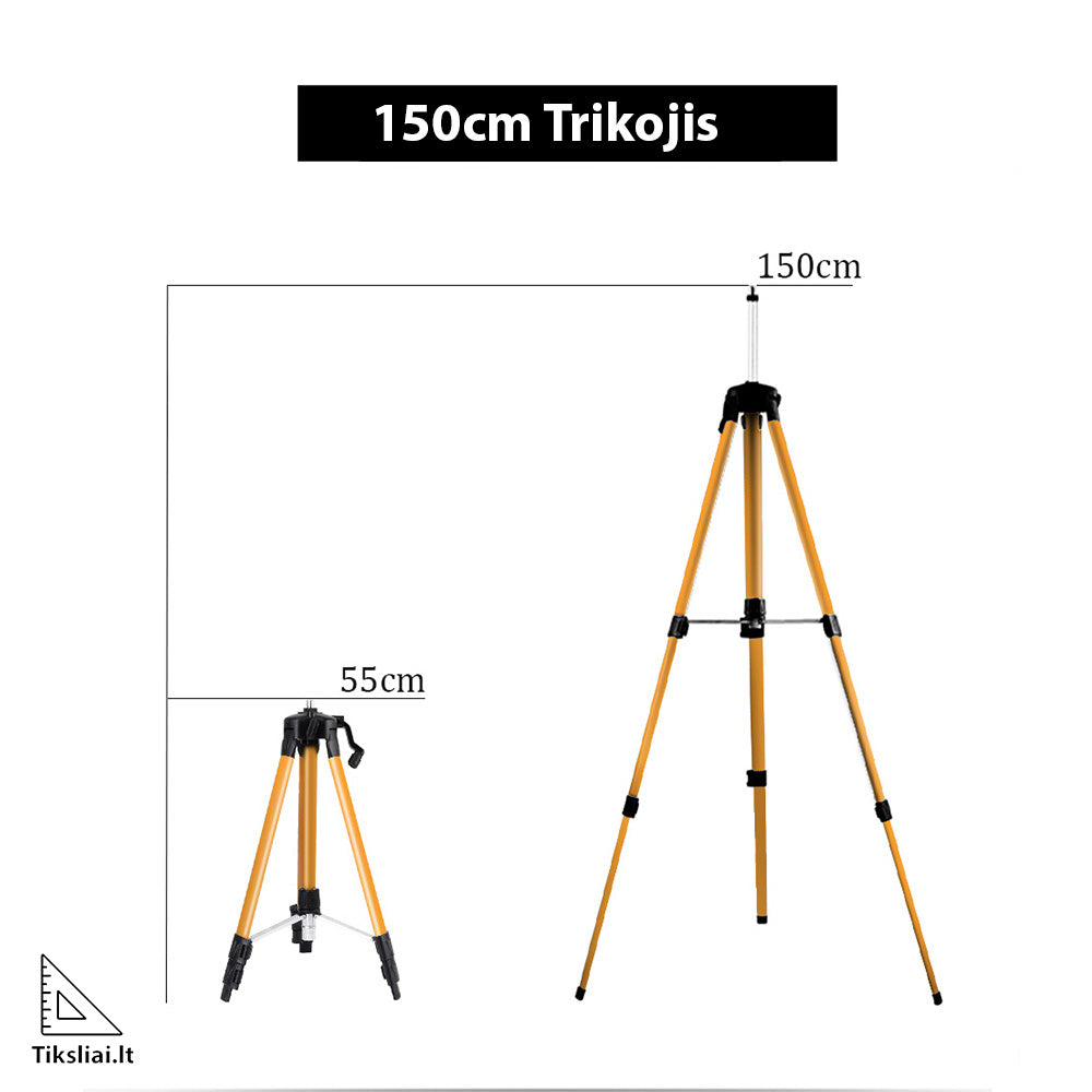 Trikojis stovas nuo 50cm iki 150cm LAUKO DARBAM