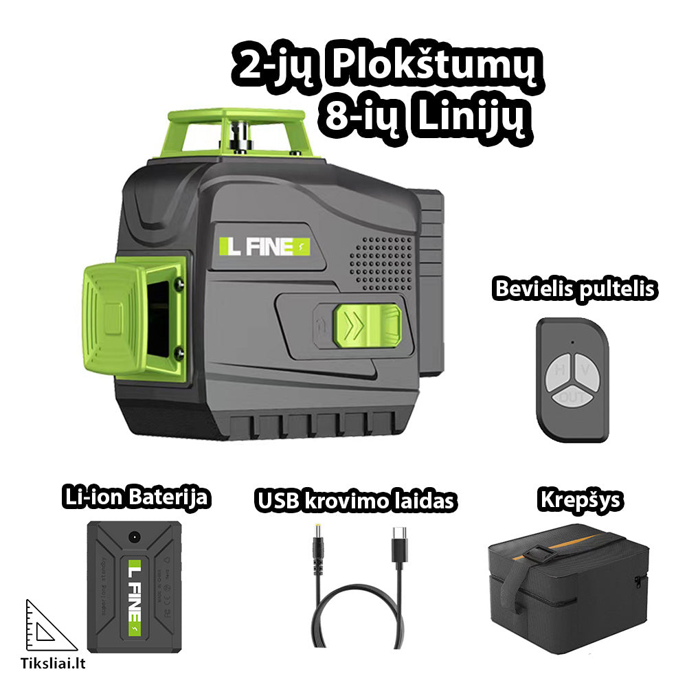 L FINE 2D8, 8 Lines 360 Laser level