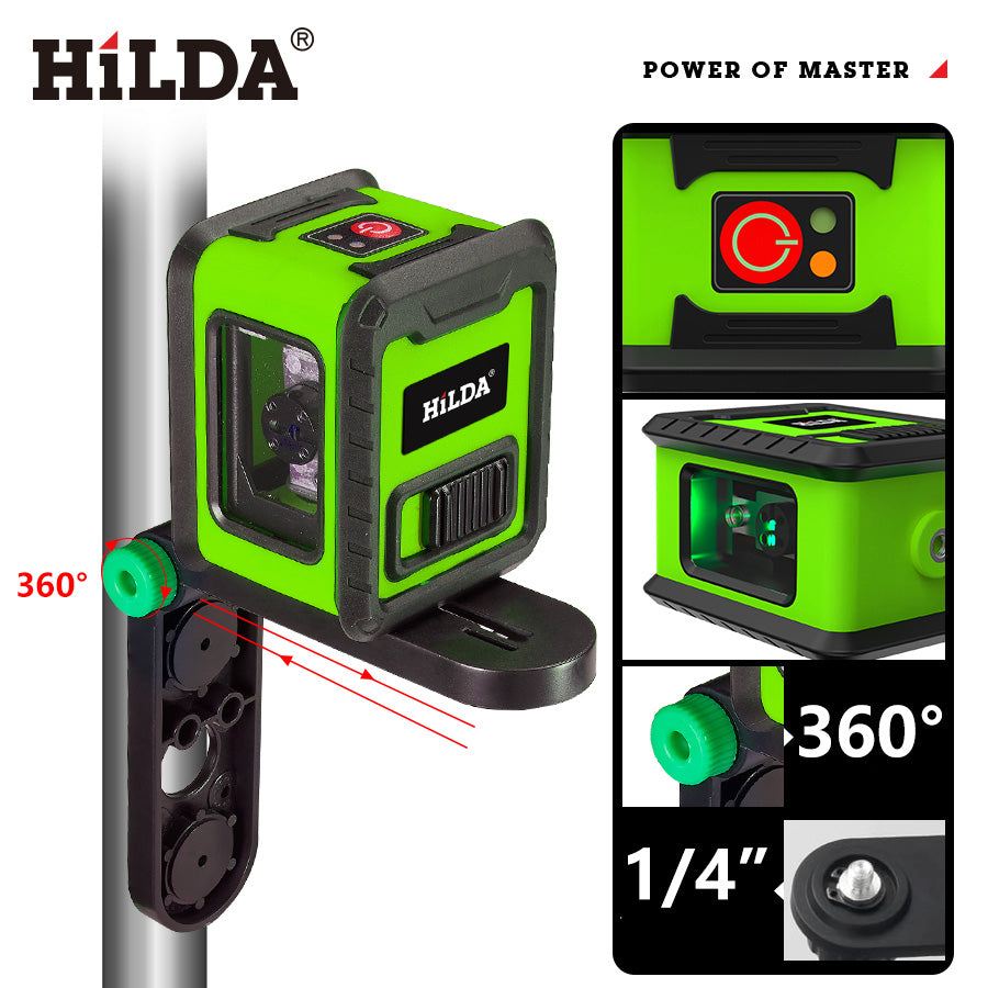 HiLDA 2D1, Kryžminis lazerinis nivelyras