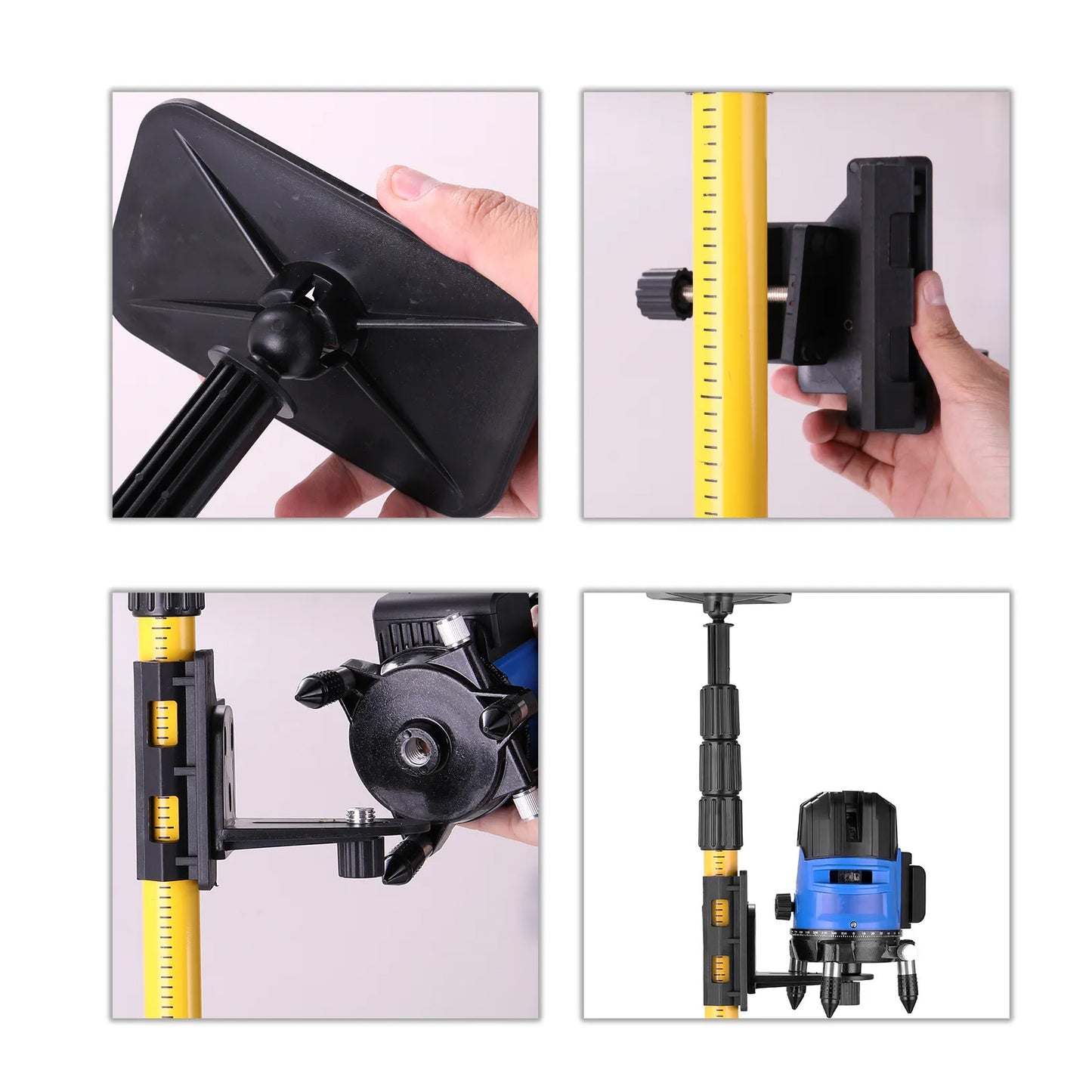 Telescopic stand for laser level, 4 Meters