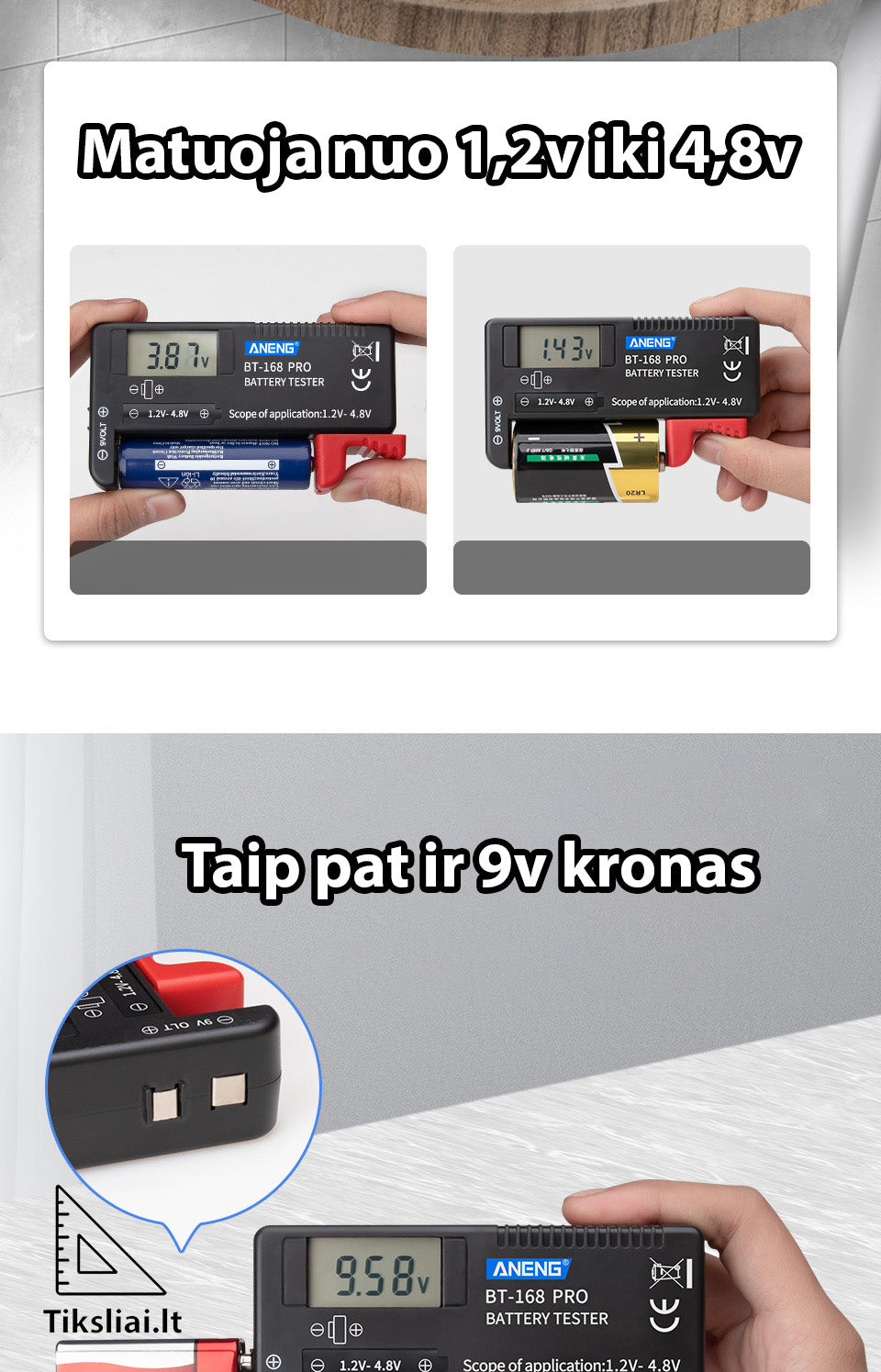 BT-168 PRO Digital battery tester