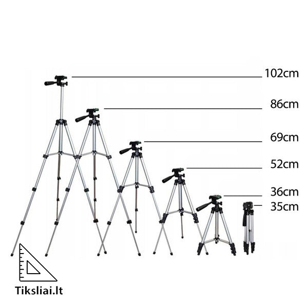 Trikojis stovas nuo 35cm iki 102cm