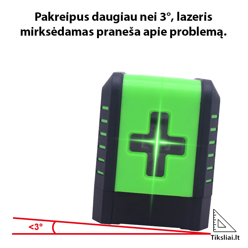 PRACMANU 2D, Kryžminis lazerinis nivelyras