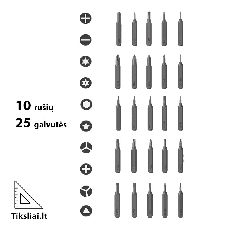 Elektrinis atsuktuvas DUKA ATuMan (komplektas)