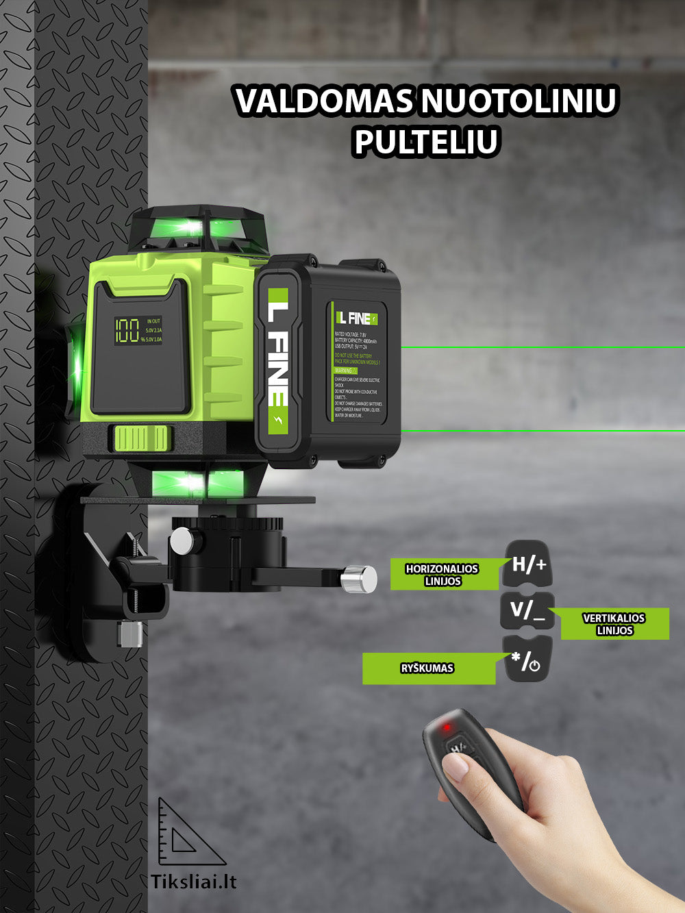 L FINE 4D16, 16 Lines 360 Laser level