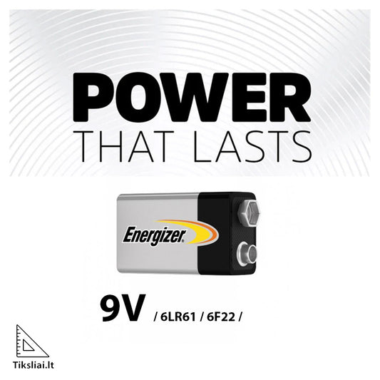 Energizer baterija 9V / 6LR61 / 6F22