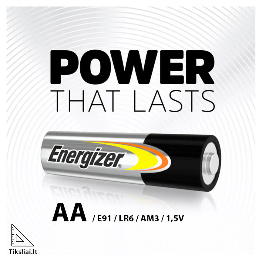 Energizer baterija  AA / E91 / AM3 / 1,5V