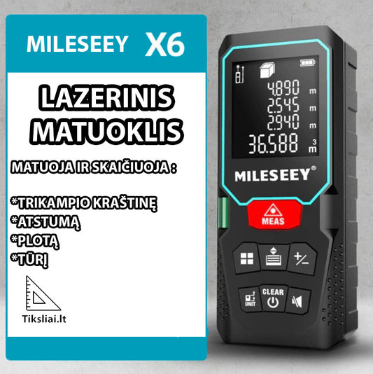 MiLESEEY x6 50m Distance Measure